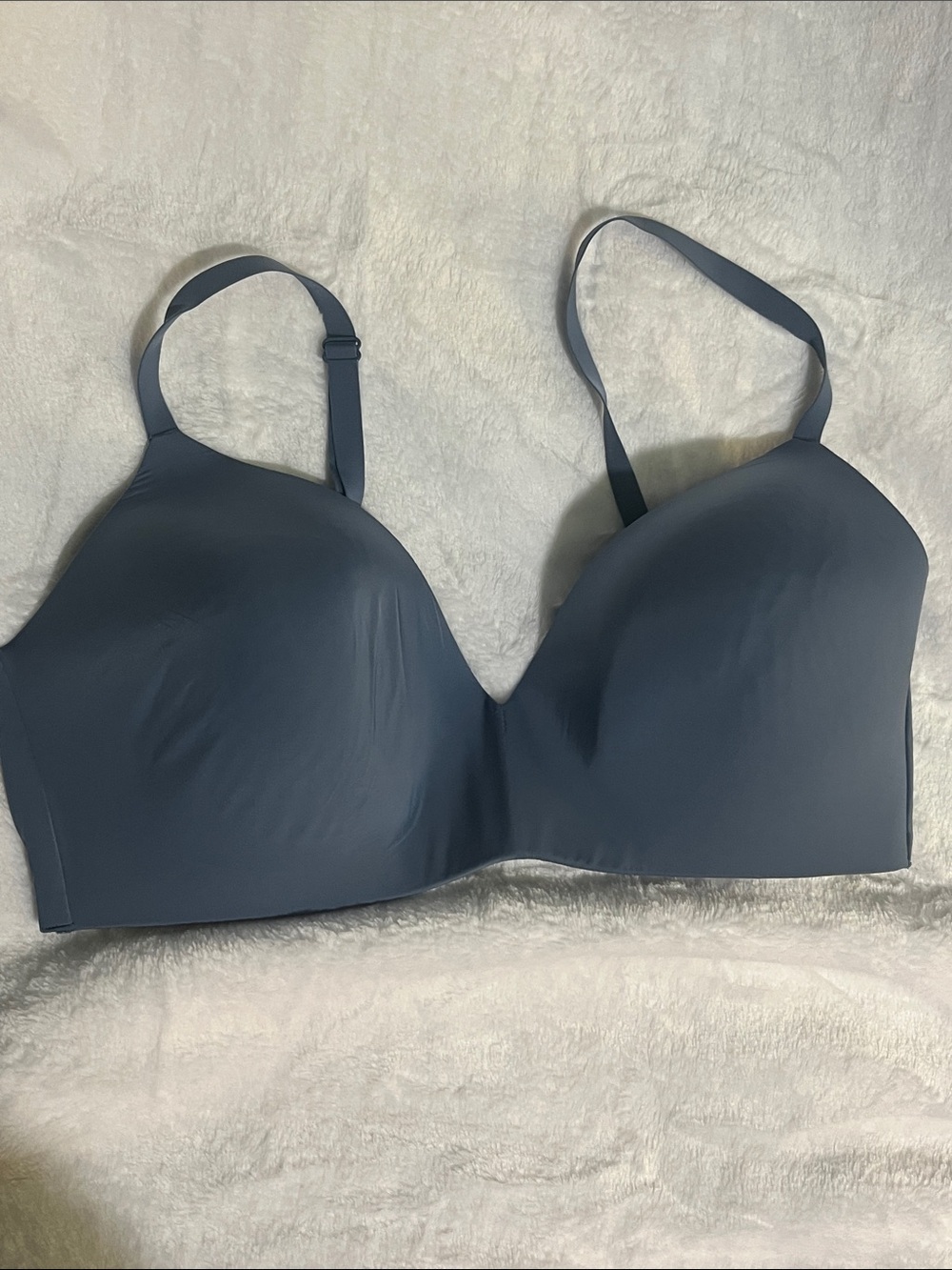 Mae Seamless Everyday T-Shirt Bra in Slate Blue